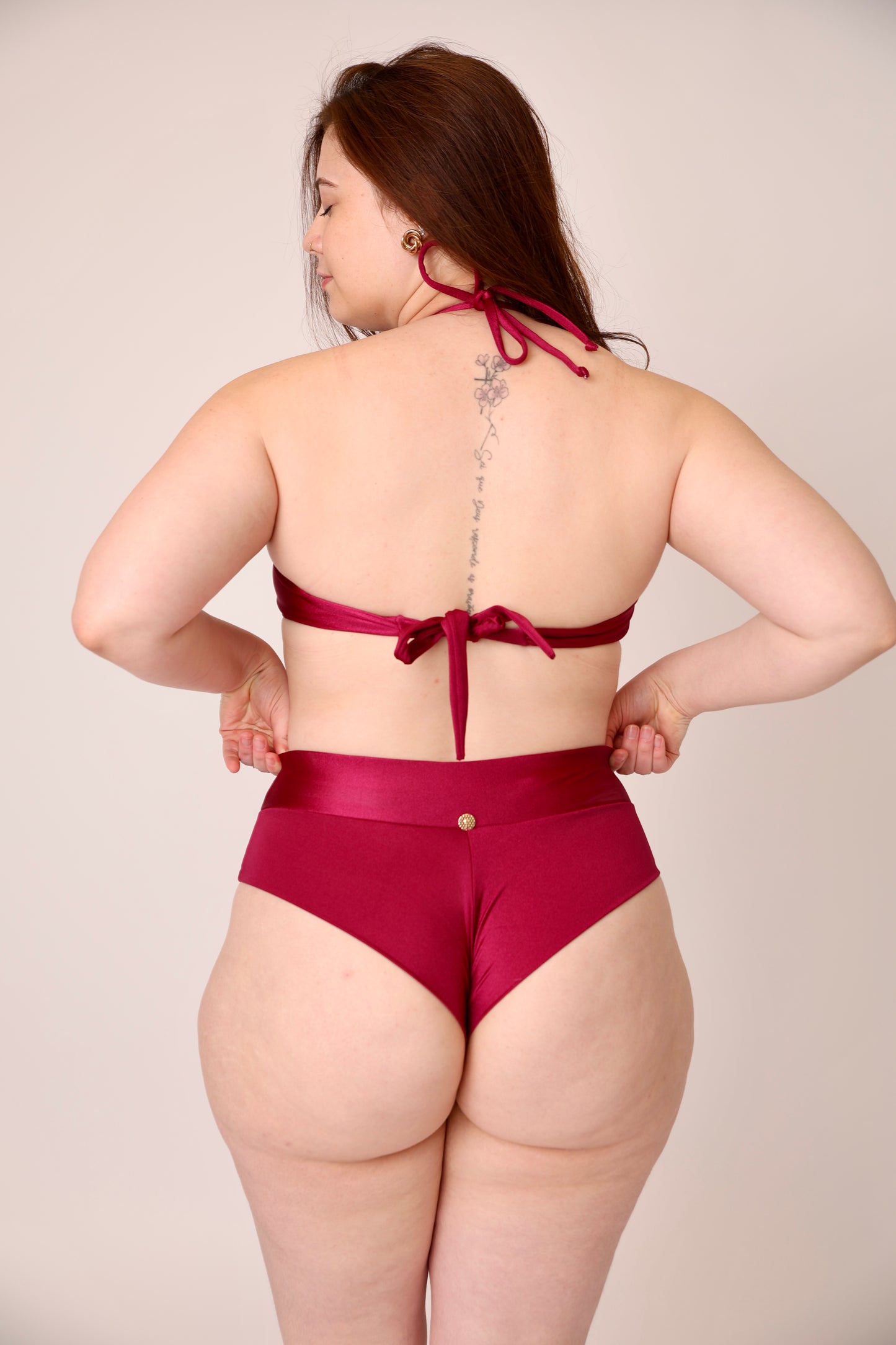 Ruby Bandeau High-Waist and Underwire Bikini Set