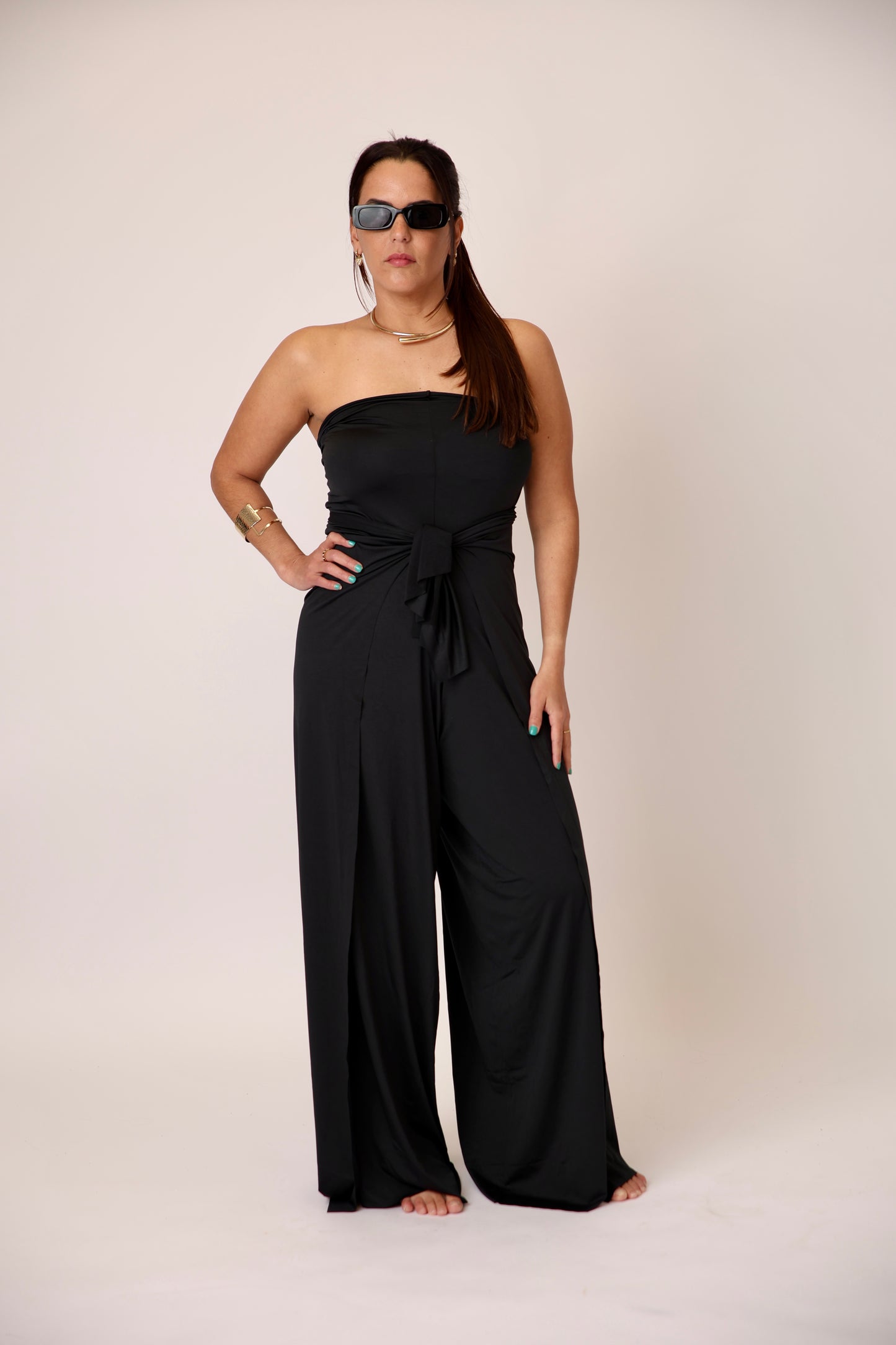 Black 5-Way Convertible Jumpsuit