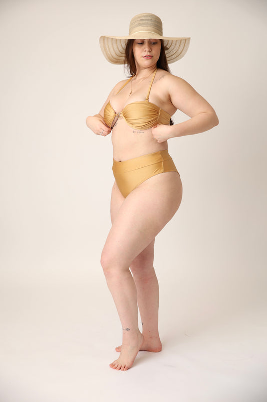 Golden Hour Underwire and High-Waist Bikini Set
